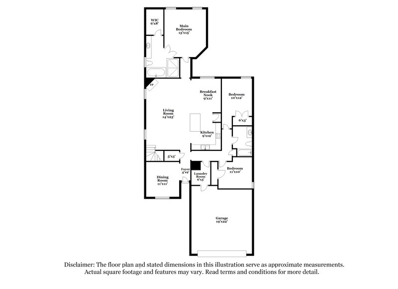 2,120/Mo, 4969 Shaws Ridge Trl Arlington, TN 38002 Floor Plan View 2