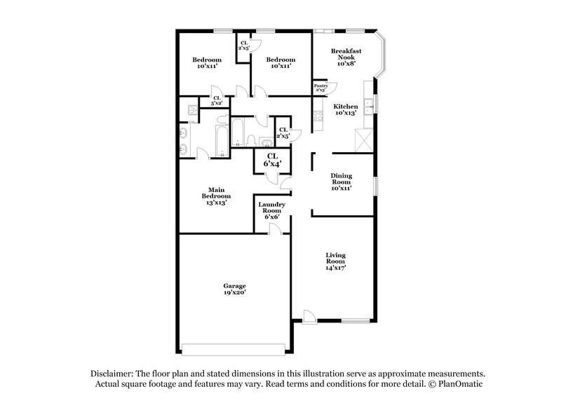 2,530/Mo, 2268 Lake Hill Ct Memphis, TN 38016 Floor Plan View