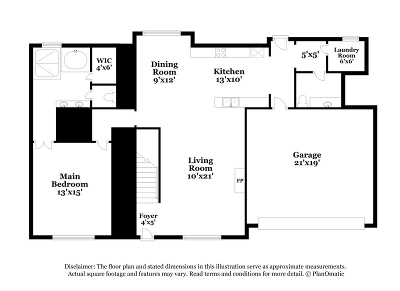 1,875/Mo, 480 Lakewood Dr Oakland, TN 38060 Floor Plan View