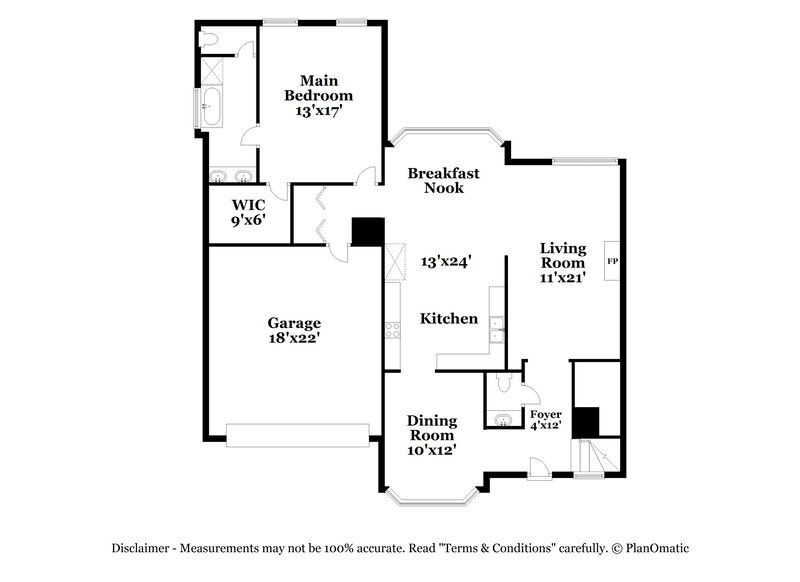 3,190/Mo, 5606 Southbend Olive Branch, MS 38654 Floor Plan View