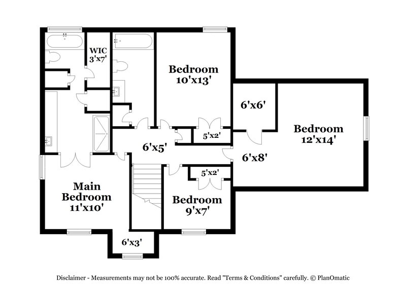 1,960/Mo, 5725 Morning Flower Dr Memphis, TN 38135 Floor Plan View 2