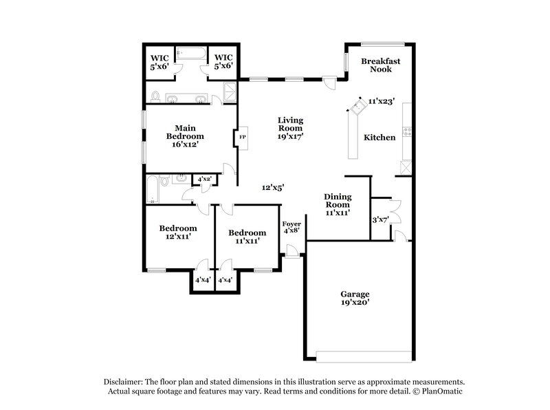 2,415/Mo, 5094 Summer Mist Cv Arlington, TN 38002 Floor Plan View