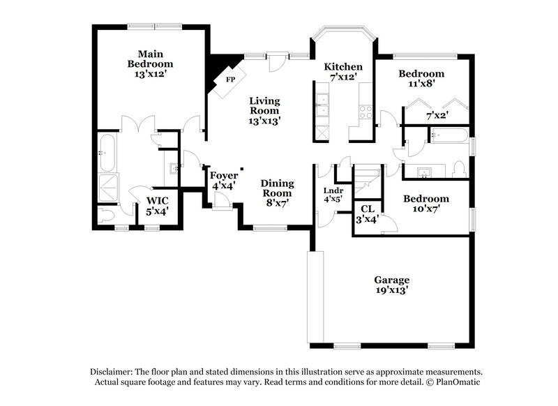 2,085/Mo, 8324 Trondheim Dr Cordova, TN 38018 Floor Plan View