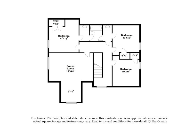 2,095/Mo, 8429 Wild Dune Ln Bartlett, TN 38002 Floor Plan View 2