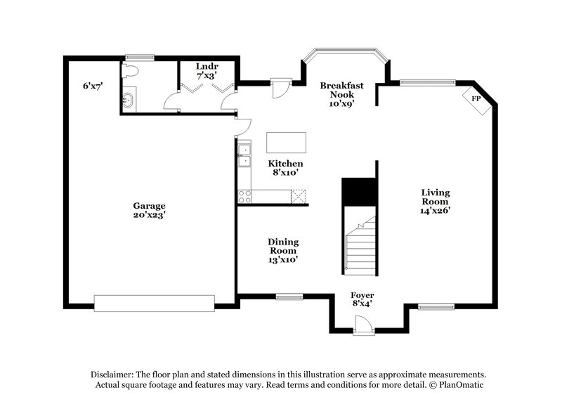 2,930/Mo, 7228 Hunters Horn Dr Olive Branch, MS 38654 Floor Plan View