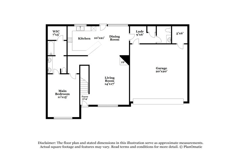 2,060/Mo, 10020 Fox Chase Dr Olive Branch, MS 38654 Floor Plan View