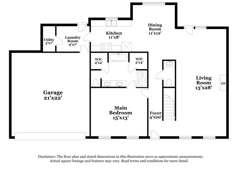 1,805/Mo, 6679 Tangleberry Cove Walls, MS 38680 Floor Plan View