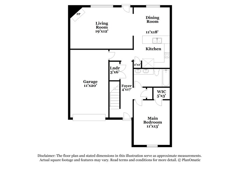 1,450/Mo, 5577 Steffani Dr Southaven, MS 38671 Floor Plan View