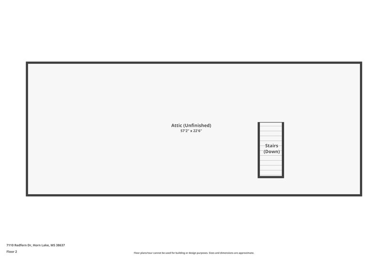 1,455/Mo, 7110 Redfern Dr Horn Lake, MS 38637 Floor Plan View 2