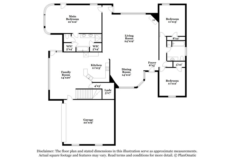 3,150/Mo, 6157 Braybourne Main Olive Branch, MS 38654 Floor Plan View