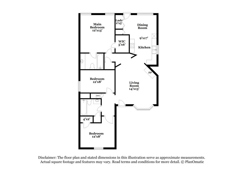 1,655/Mo, 769 Grant Dr Southaven, MS 38671 Floorplan View