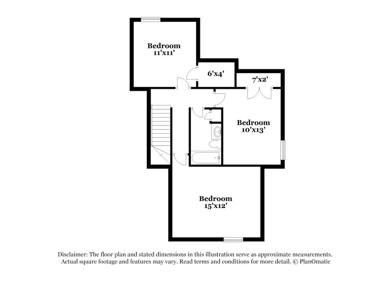 1,915/Mo, 2763 Box Turtle Cove Cordova, TN 38016 Floor Plan View 2