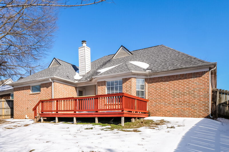 1,830/Mo, 2839 Fletcher View Dr Cordova, TN 38016 Rear View 2