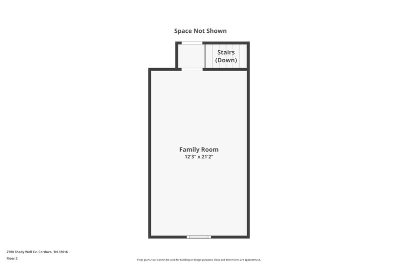 2,260/Mo, 2780 Shady Well Ln Cordova, TN 38016 Floor Plan View 2