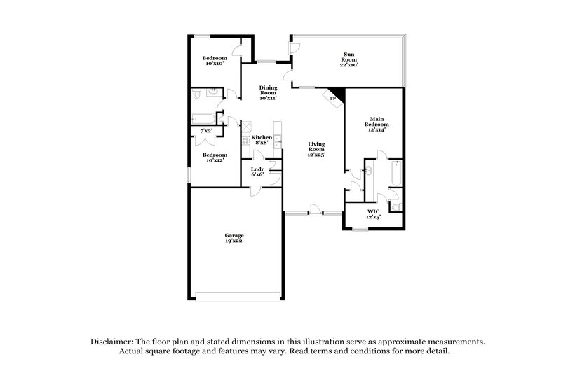 1,665/Mo, 2784 Fletcher View Dr Cordova, TN 38016 Floor Plan View