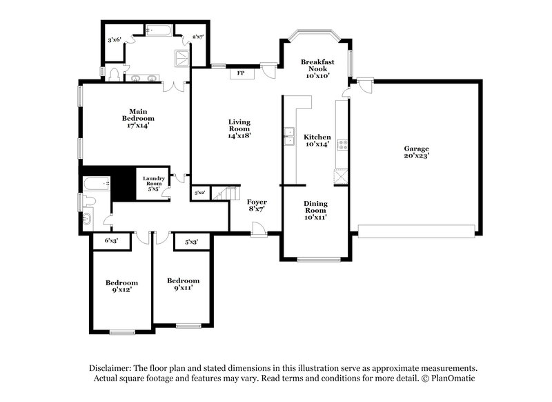 2,425/Mo, 1791 Candle Ridge Dr Cordova, TN 38016 Floor Plan View