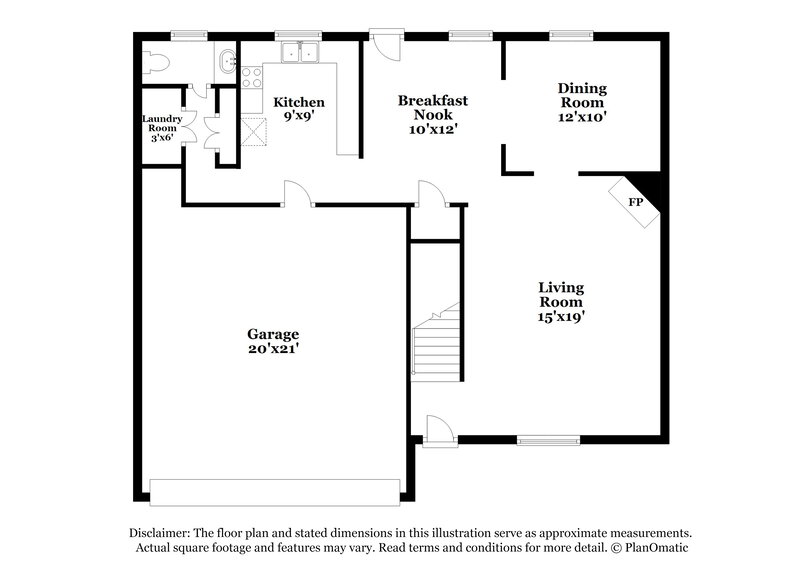 1,840/Mo, 2786 Breezy Ridge Trail Cordova, TN 38016 Floor Plan View