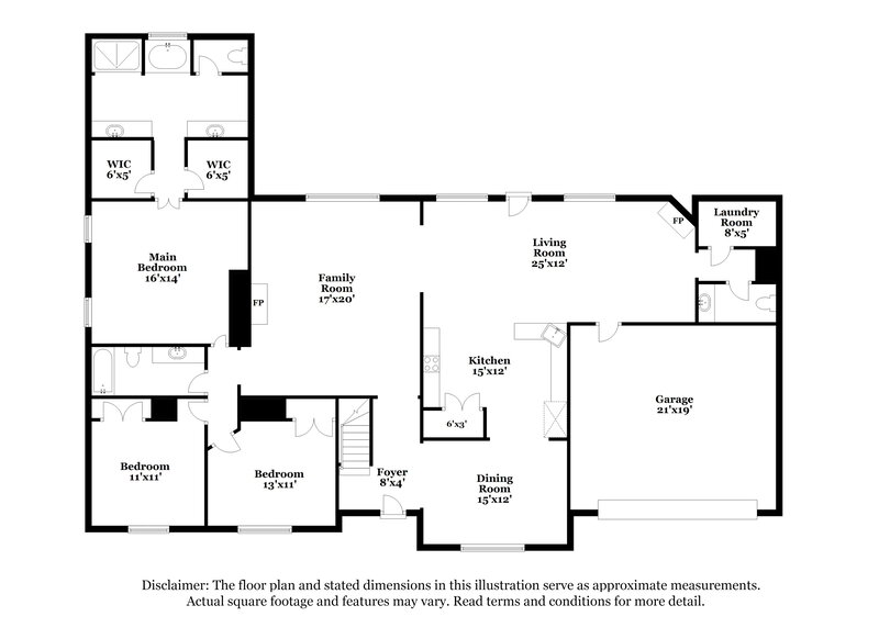 2,600/Mo, 8742 Raspberry Ln Cordova, TN 38016 Floorplan View