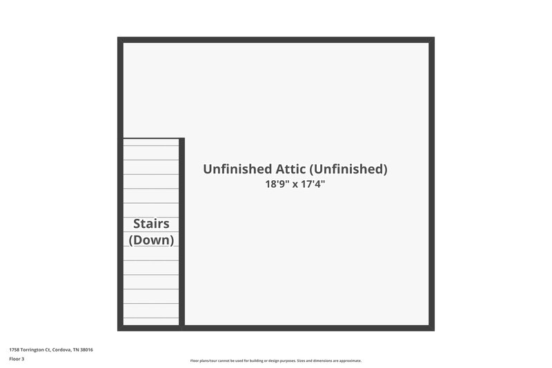 1,885/Mo, 1758 Torrington Ct Cordova, TN 38016 Floor Plan View 3