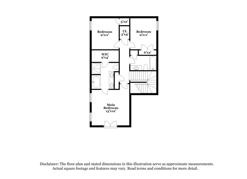 1,765/Mo, 8513 Griffin Park Dr Cordova, TN 38018 Floor Plan View 2