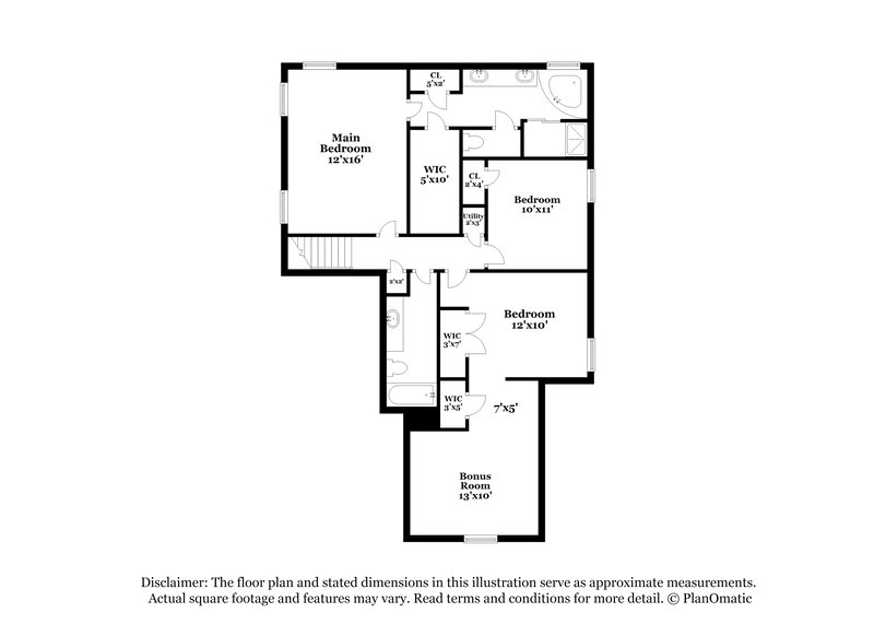 1,770/Mo, 8659 N Pantherburn Circle Cordova, TN 38018 Floor Plan View 2