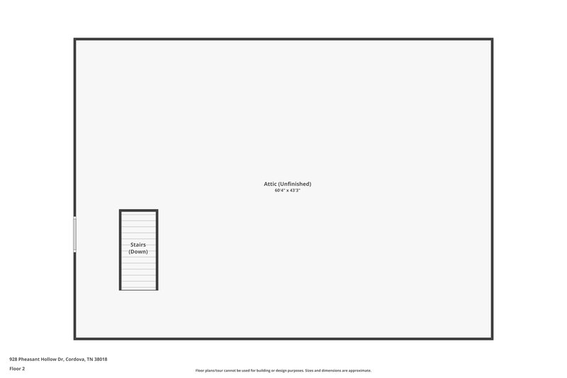 1,545/Mo, 928 Pheasant Hollow Dr Cordova, TN 38018 Floor Plan View 2