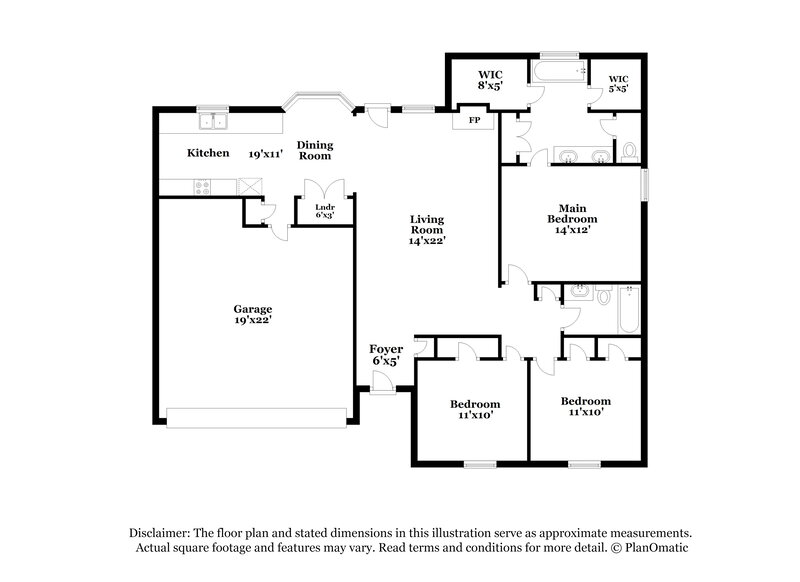 2,380/Mo, 7099 Country Walk Dr Cordova, TN 38018 Floor Plan View