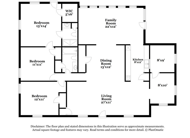 1,660/Mo, 828 S Mendenhall Rd Memphis, TN 38117 Floorplan View