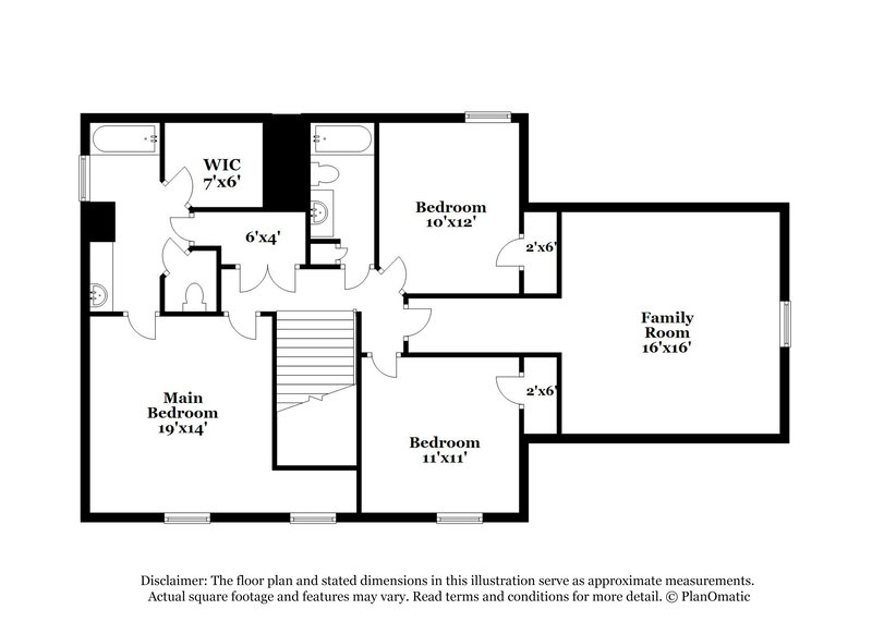 2,170/Mo, 7708 Baysweet Dr Memphis, TN 38125 Floor Plan View 2