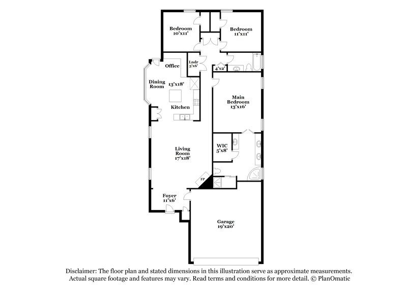 1,975/Mo, 7575 Glen Creek Ln Memphis, TN 38125 Floor Plan View