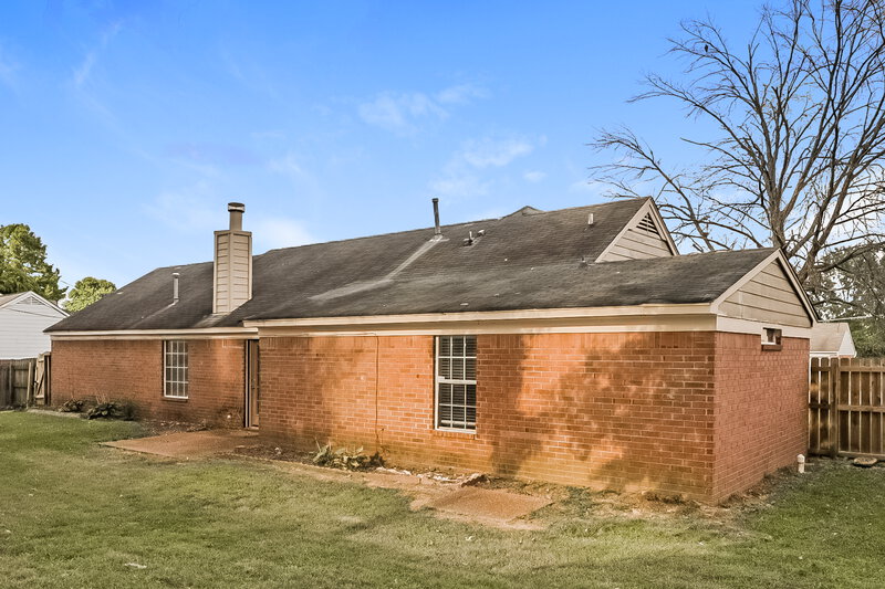 1,530/Mo, 4123 Long Creek Rd Memphis, TN 38125 Rear View