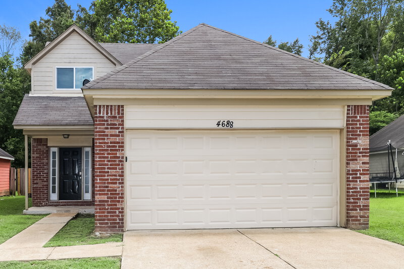 1,405/Mo, 4688 Water Front Oak Memphis, TN 38128 External View