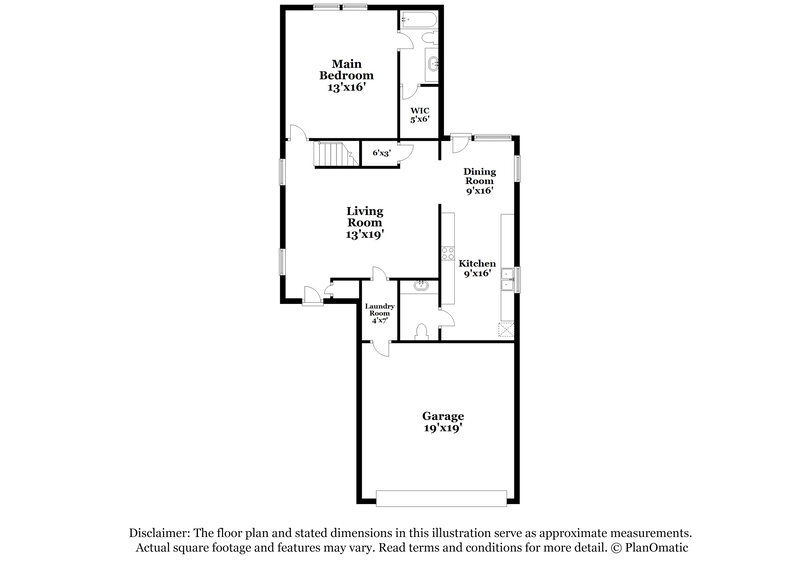 1,405/Mo, 4688 Water Front Oak Memphis, TN 38128 Floor Plan View