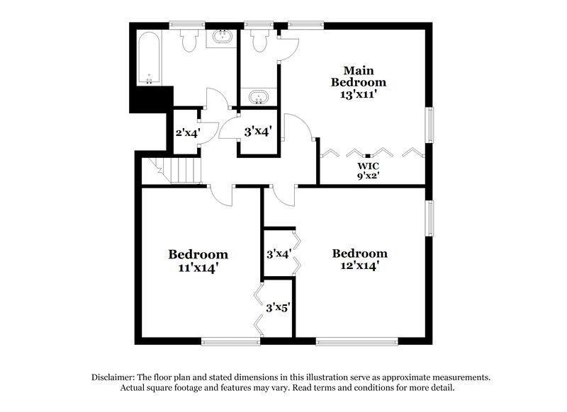 2,300/Mo, 3259 Powers Rd Memphis, TN 38128 Floor Plan View 2