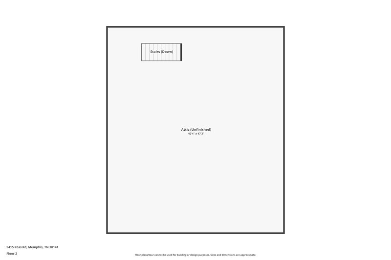 1,610/Mo, 5415 Ross Rd Memphis, TN 38141 Floor Plan View 2