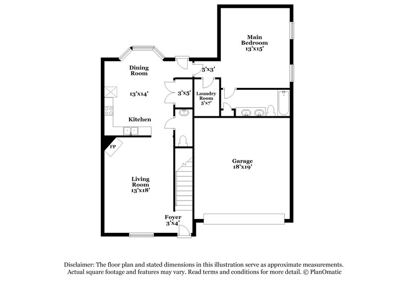 1,720/Mo, 4895 Copper Valley Cove Memphis, TN 38141 Floor Plan View