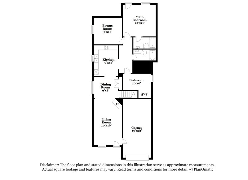 2,270/Mo, 7274 Calebs Ln Cordova, TN 38018 Floorplan View