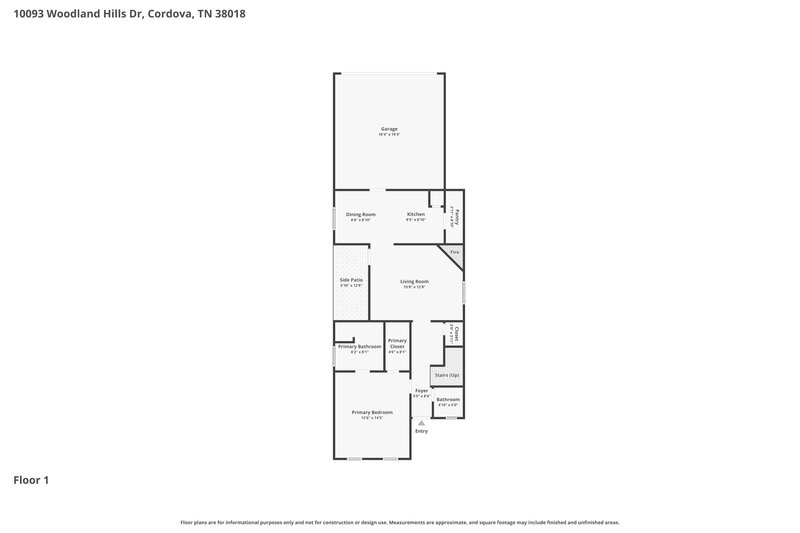 1,735/Mo, 10093 Woodland Hills Dr Cordova, TN 38018 Floor Plan View