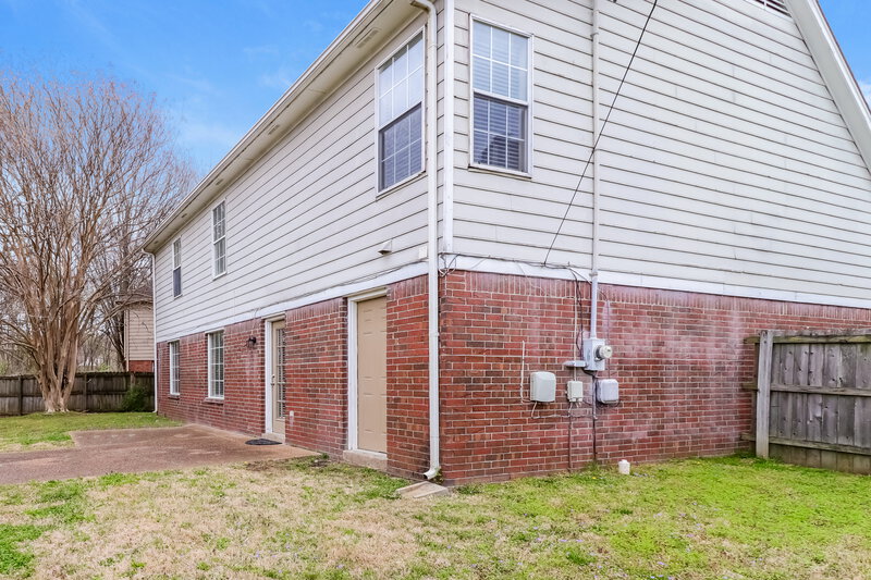 1,695/Mo, 1837 W Black Bear Circle Cordova, TN 38016 Rear View