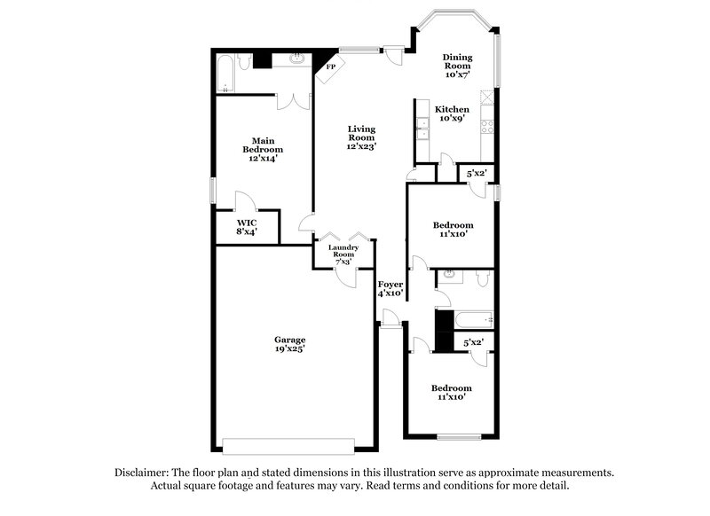 1,590/Mo, 1604 Marie Rd Cordova, TN 38016 Floorplan View