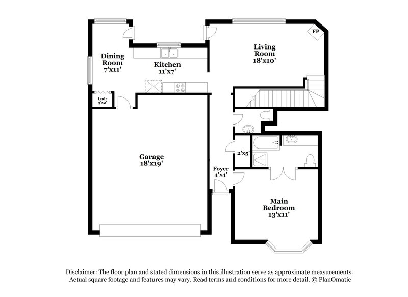 1,565/Mo, 3220 Garrison Park Circle Memphis, TN 38119 Floor Plan View