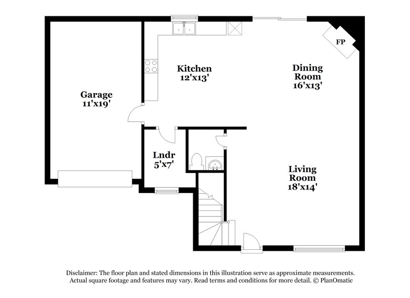 1,490/Mo, 2500 Boxford Ln Cordova, TN 38016 Floorplan View