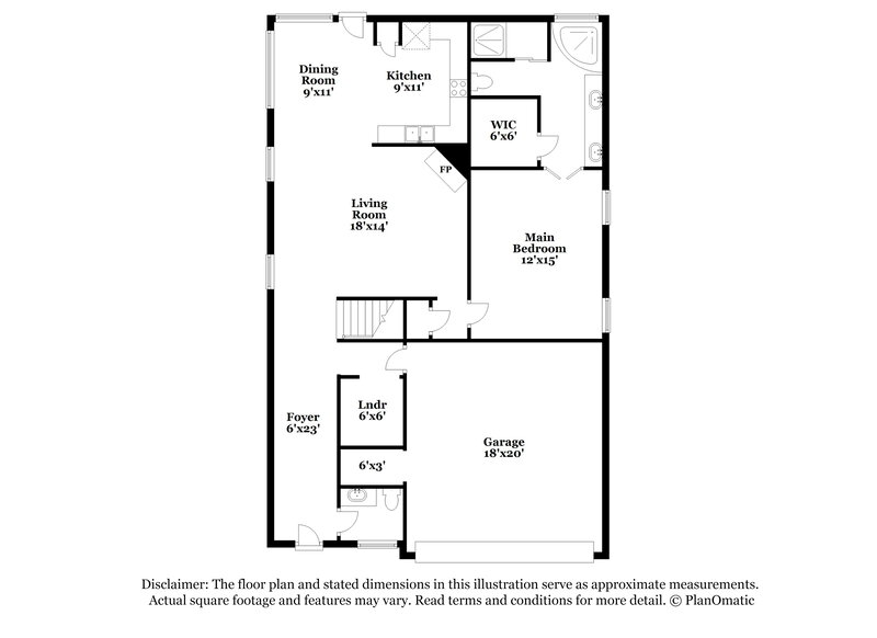 1,830/Mo, 944 Shorey Cove Cordova, TN 38018 Floorplan View
