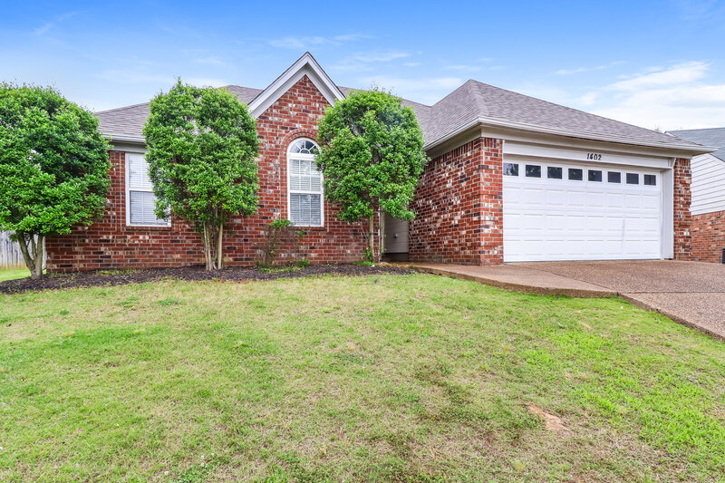 1,890/Mo, 1402 Leery Cove Cordova, TN 38016 Front View