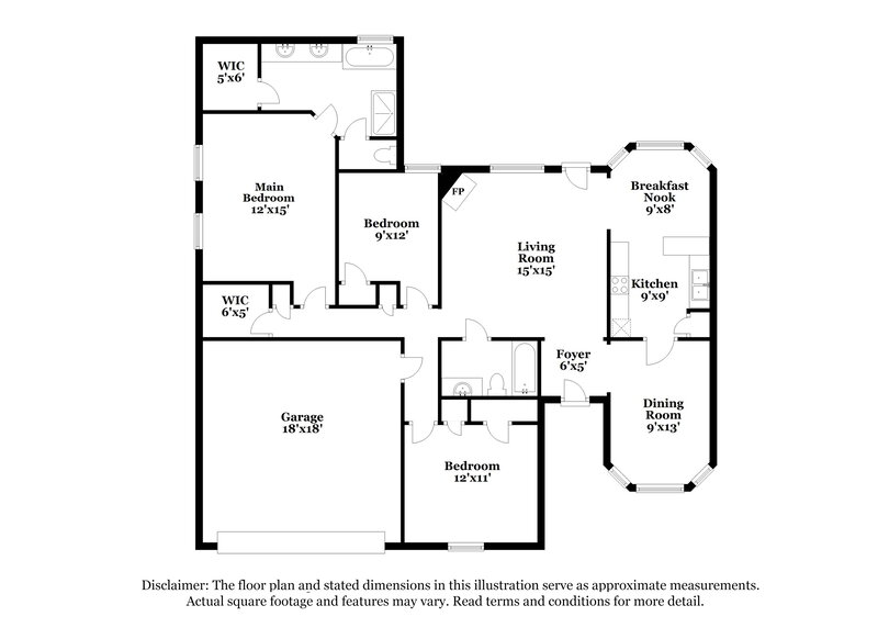 1,865/Mo, 10055 Bloomsbury Ave Cordova, TN 38016 Floor Plan View