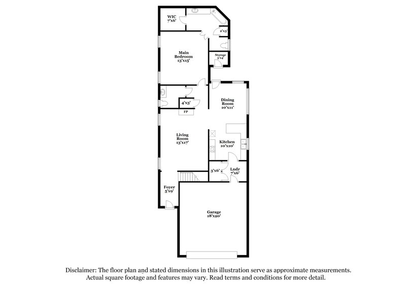 1,695/Mo, 2802 Maggie Woods Pl Arlington, TN 38002 Floor Plan View