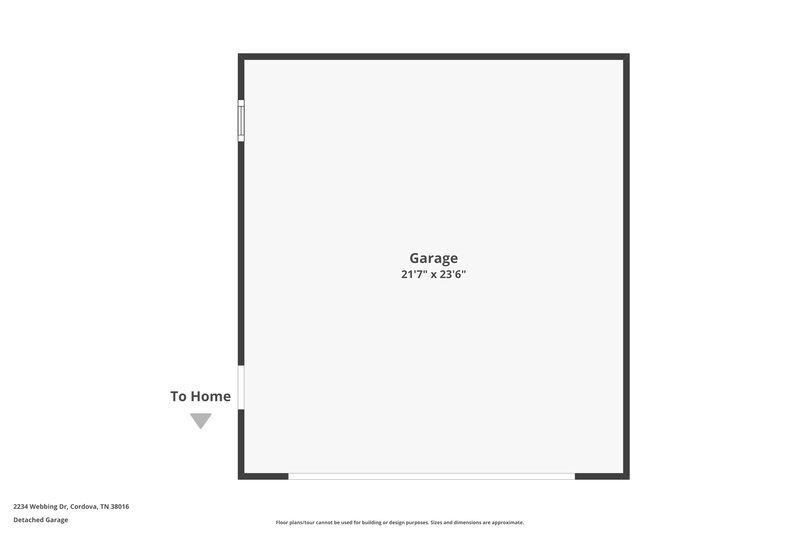 1,980/Mo, 2234 Webbing Dr Cordova, TN 38016 Floor Plan View 2