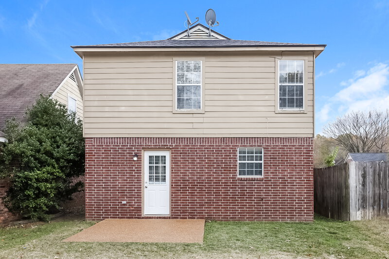 1,685/Mo, 1209 Calebs Ridge Dr Cordova, TN 38018 Rear View