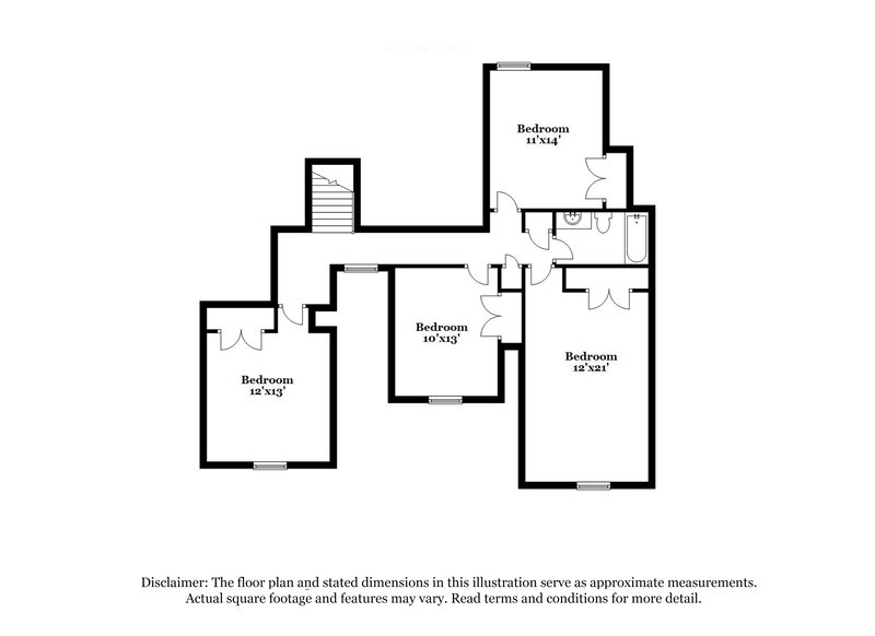 3,115/Mo, 4815 Half Moon Cove Memphis, TN 38125 Floor Plan View 2