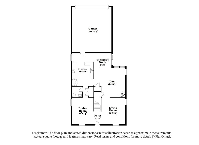 1,630/Mo, 1740 Addison Park Cove Cordova, TN 38016 Floorplan View